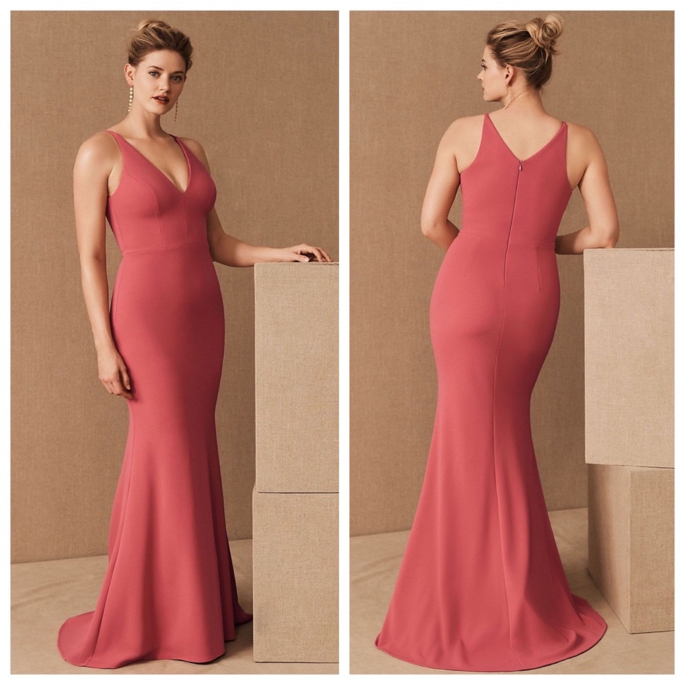 BHLDN Jones Dress in Raspberry